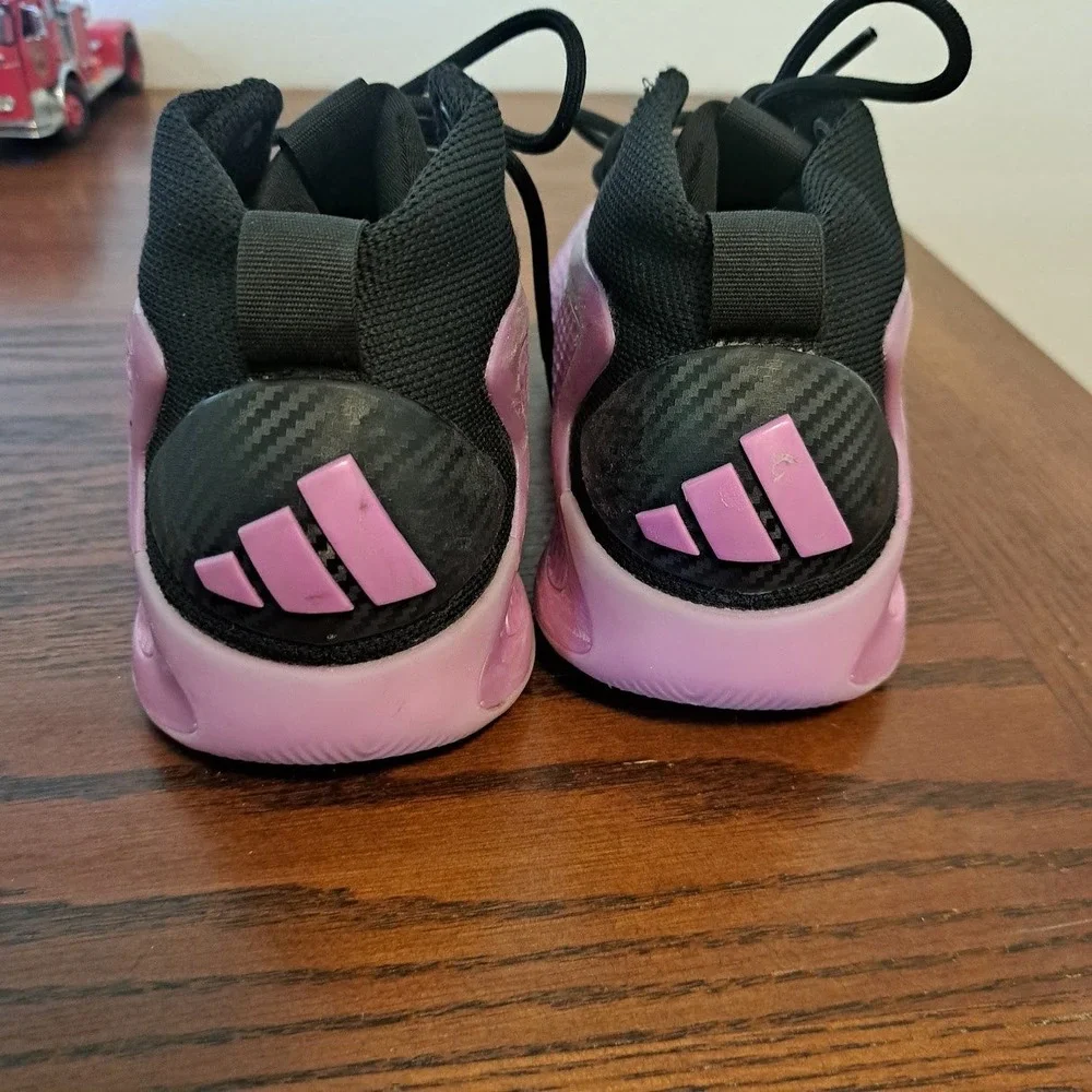 Adidas AE 1 With Love Pink Black Basketball Shoes Kids Size 5.5Y IF1862